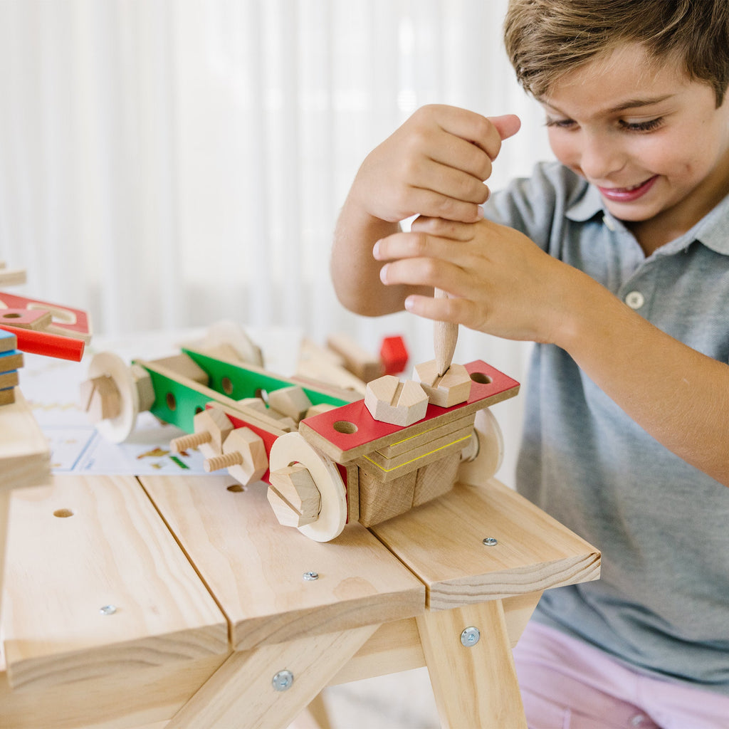 Educational Wooden Project Workbench