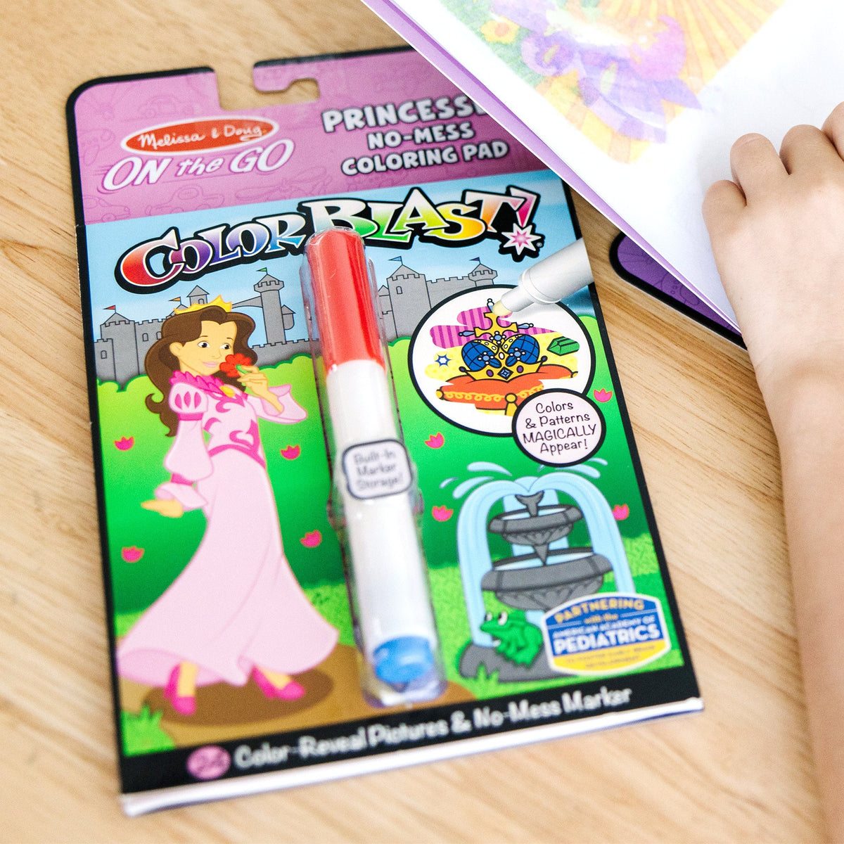 Educational On the Go ColorBlast Color Reveal Pad Princess