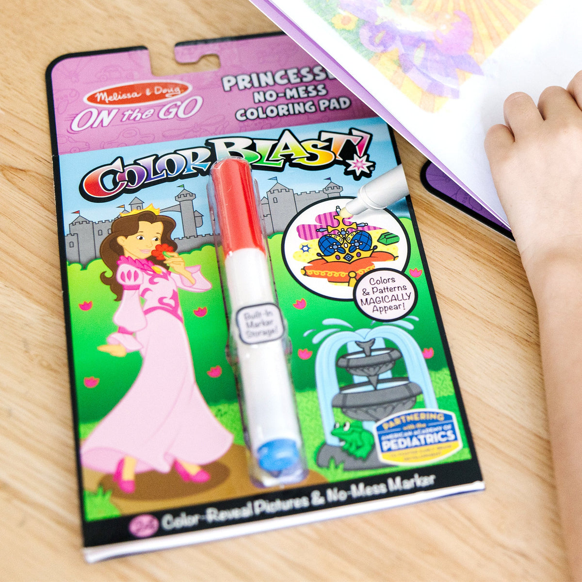 Educational On the Go ColorBlast Color Reveal Pad Princess