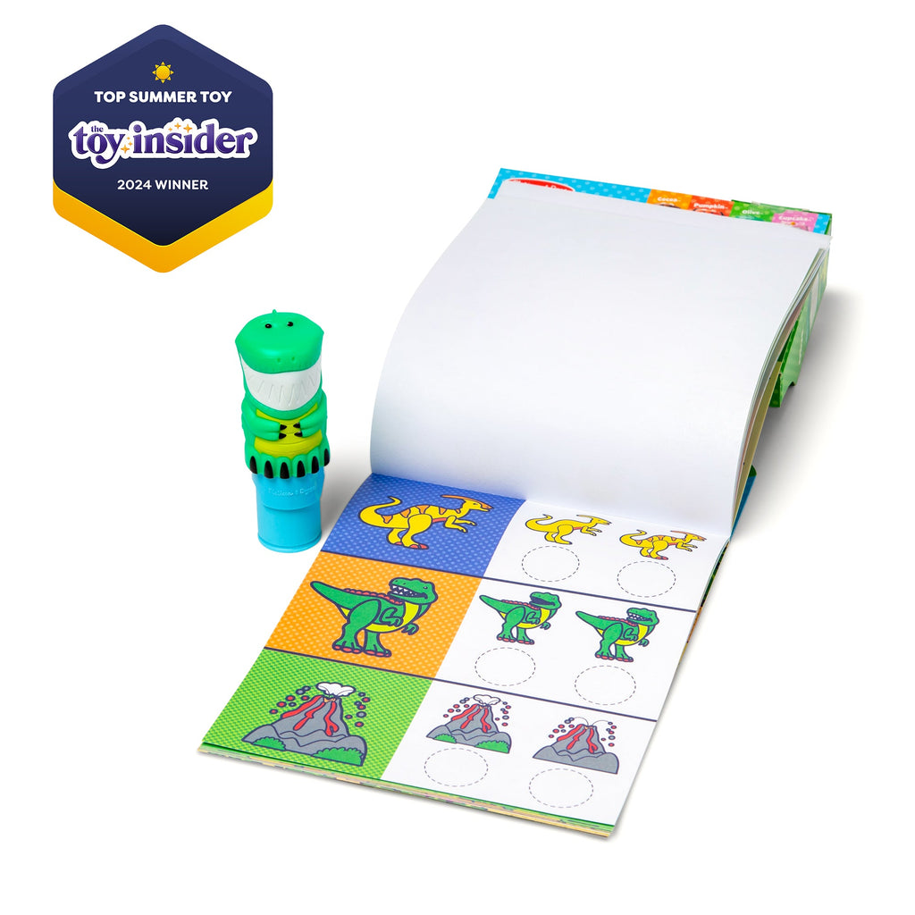 Educational Sticker WOW Activity Pad & Sticker Stamper 12-PACK - Dinosaur