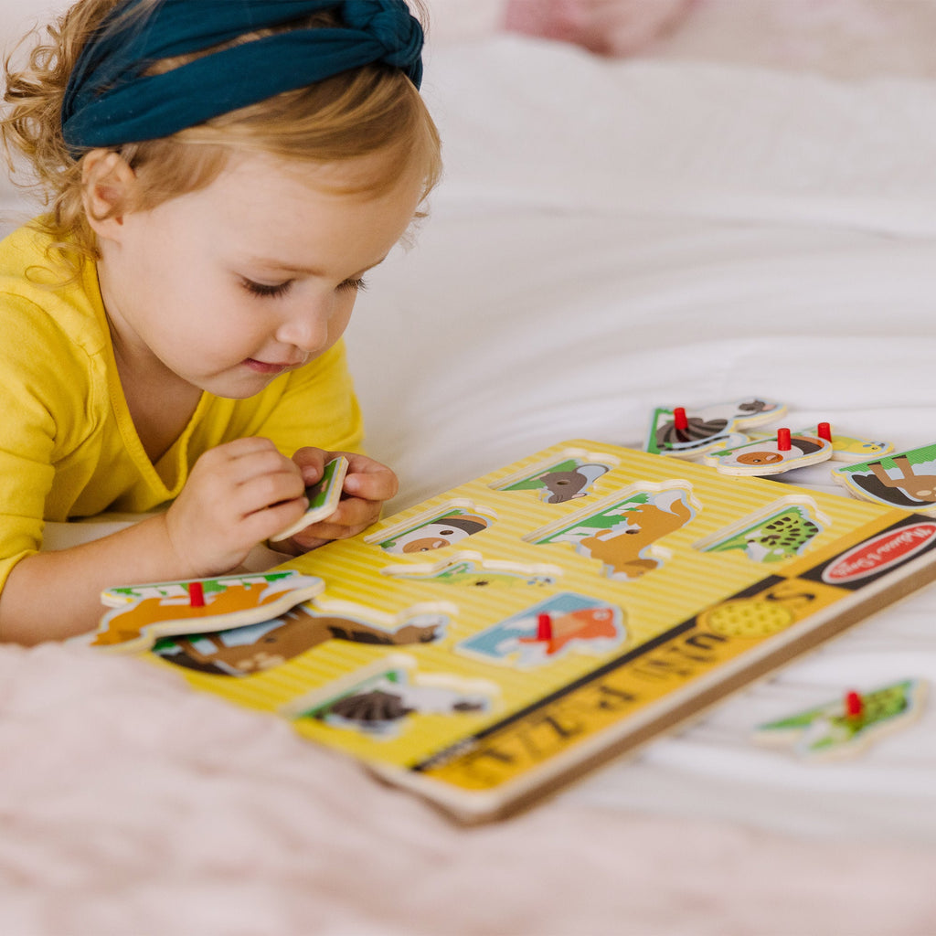 Educational Pets Sound Puzzle - 8 Pieces