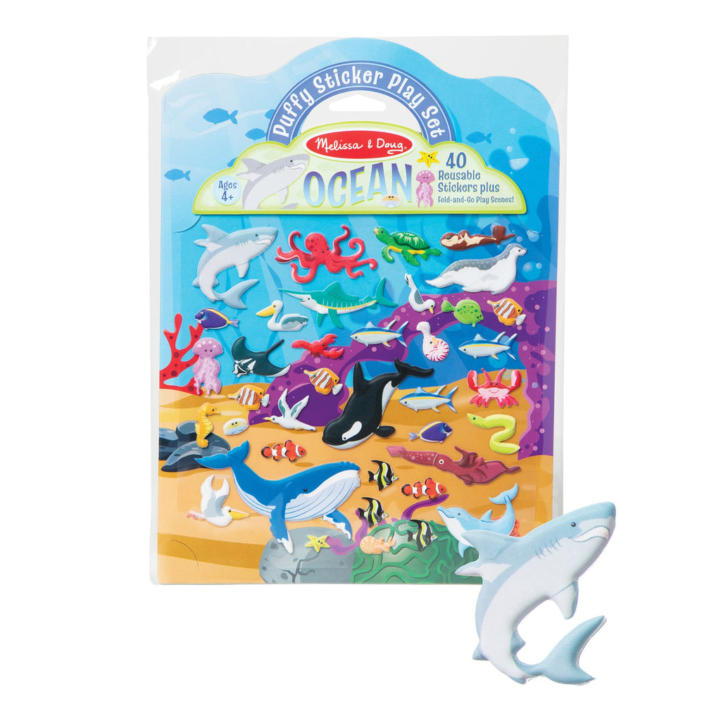 Educational Puffy Sticker Play Set - Ocean