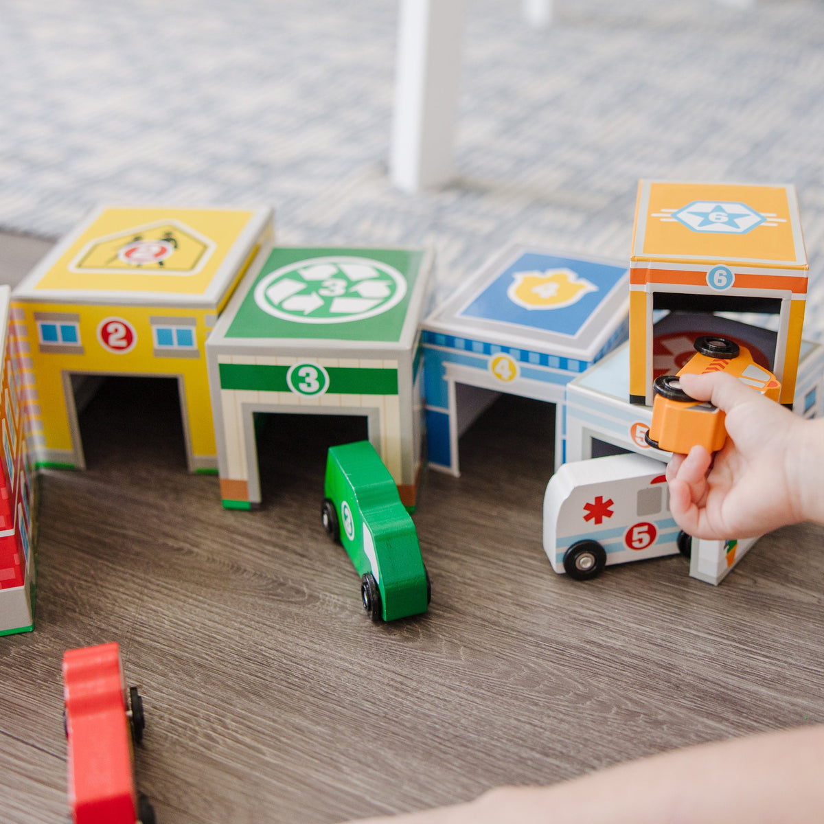 Educational Nesting & Sorting Buildings & Vehicles
