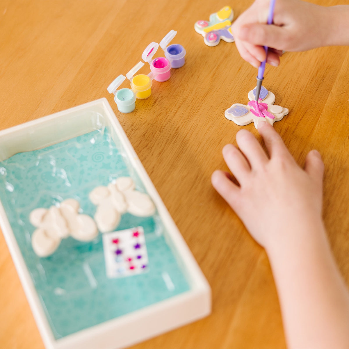 Educational Created by Me Wooden Butterfly Magnets Craft Kit