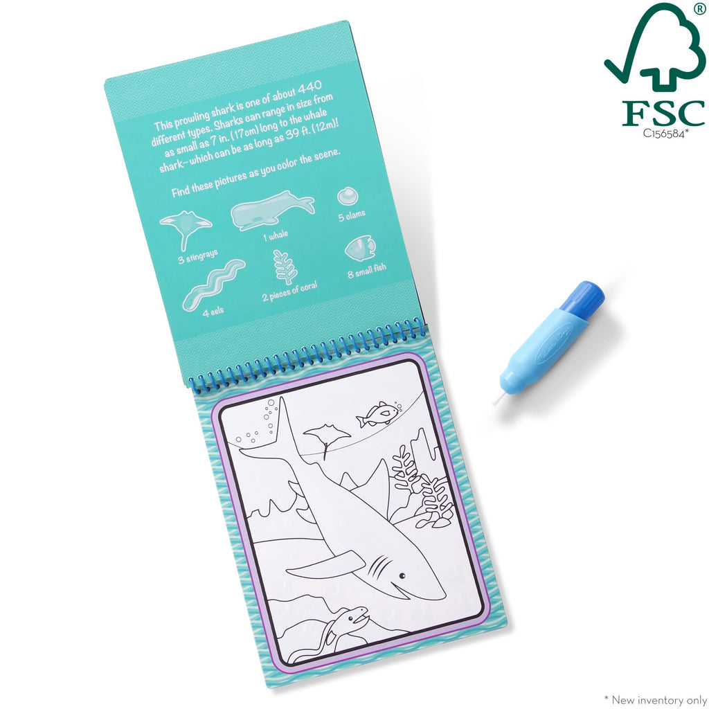 Educational Water Wow Water-Reveal Pad - Under the Sea
