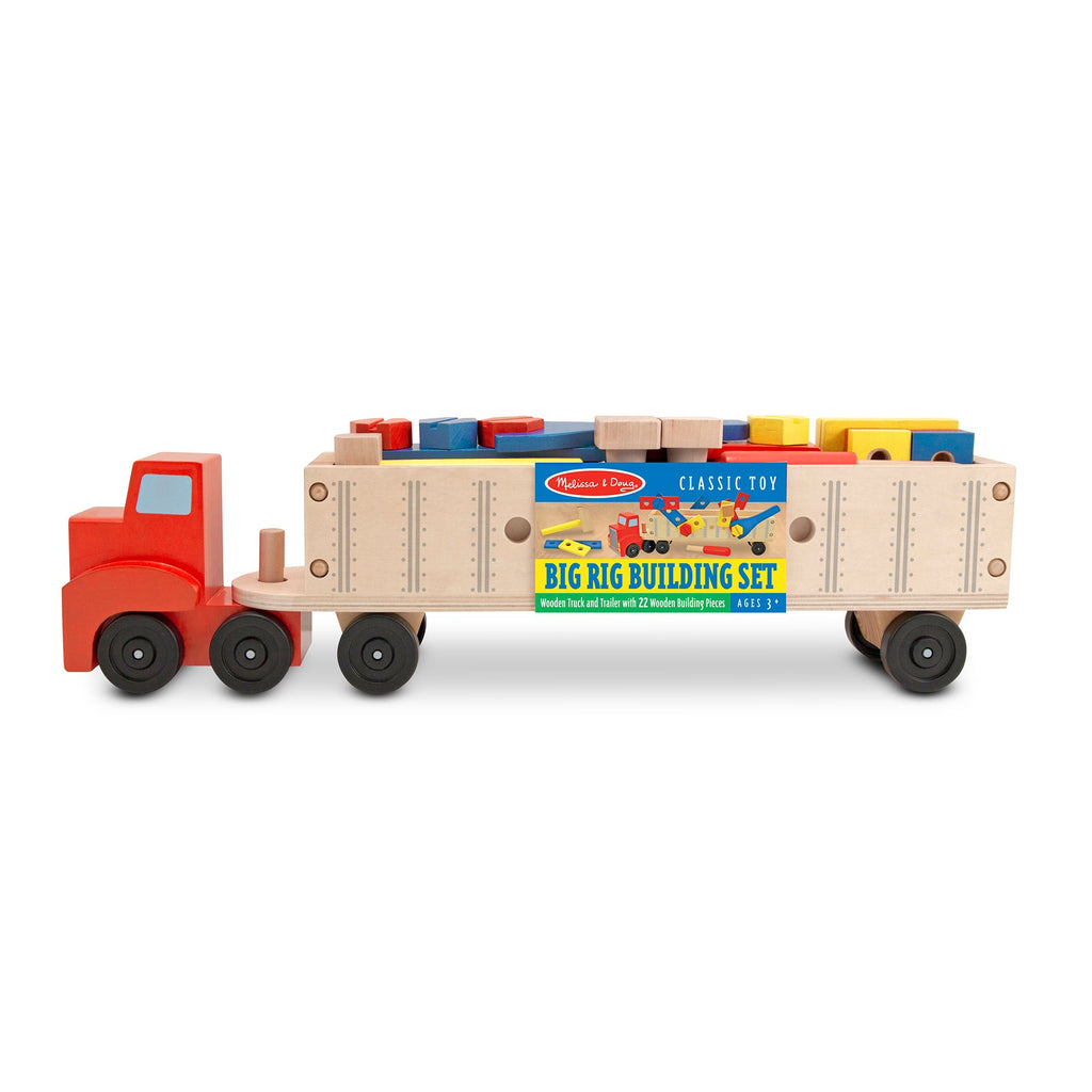 Educational Wooden Big Rig Building Set