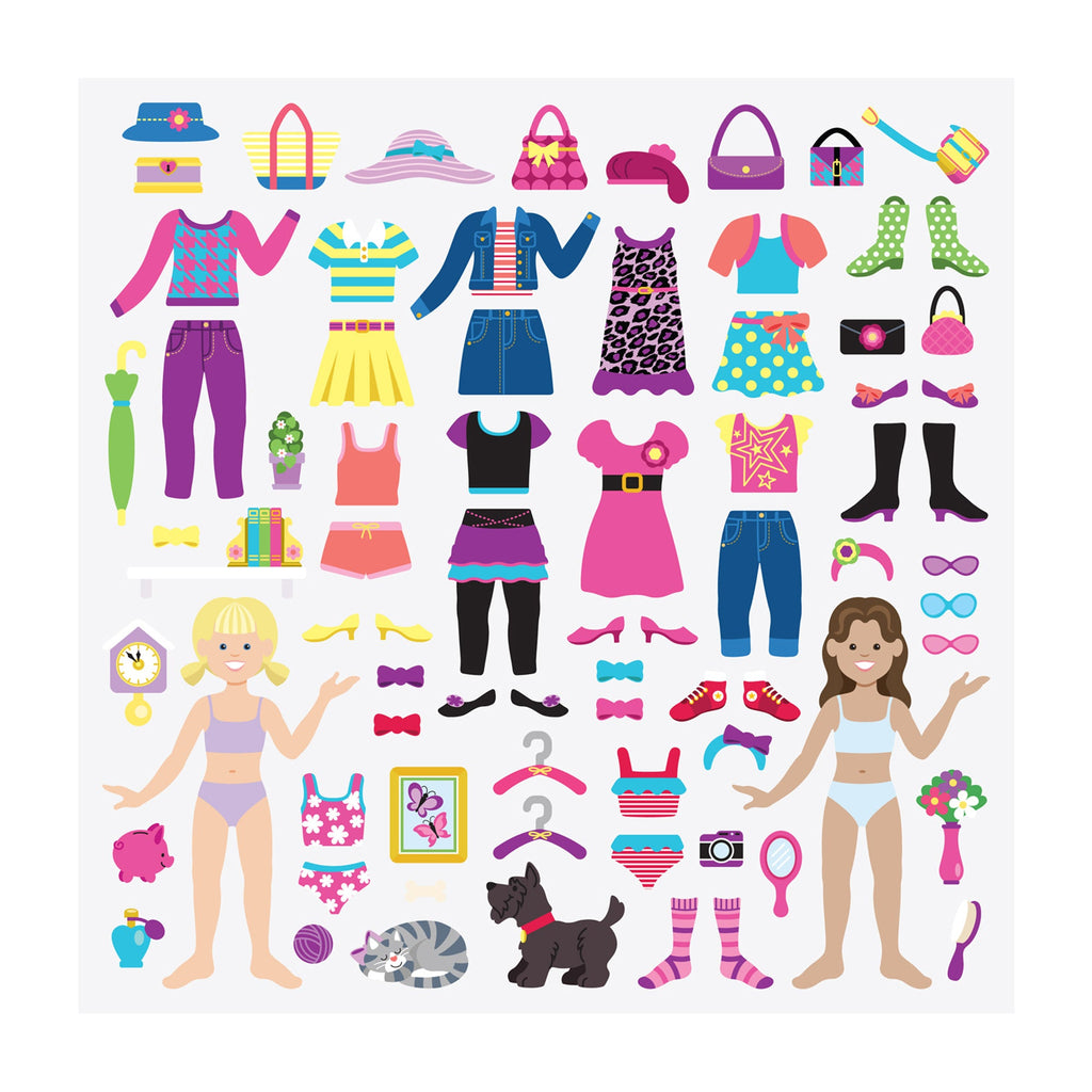 Educational Puffy Sticker Activity Book - Dress-Up