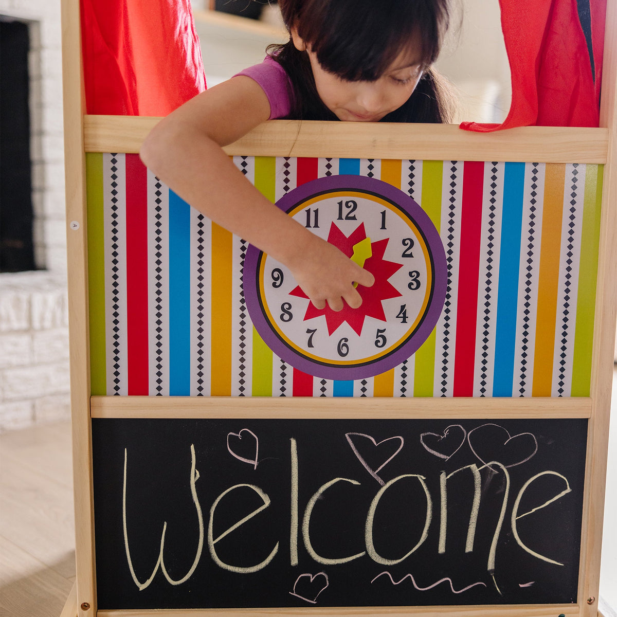 Educational Wooden Deluxe Puppet Theater