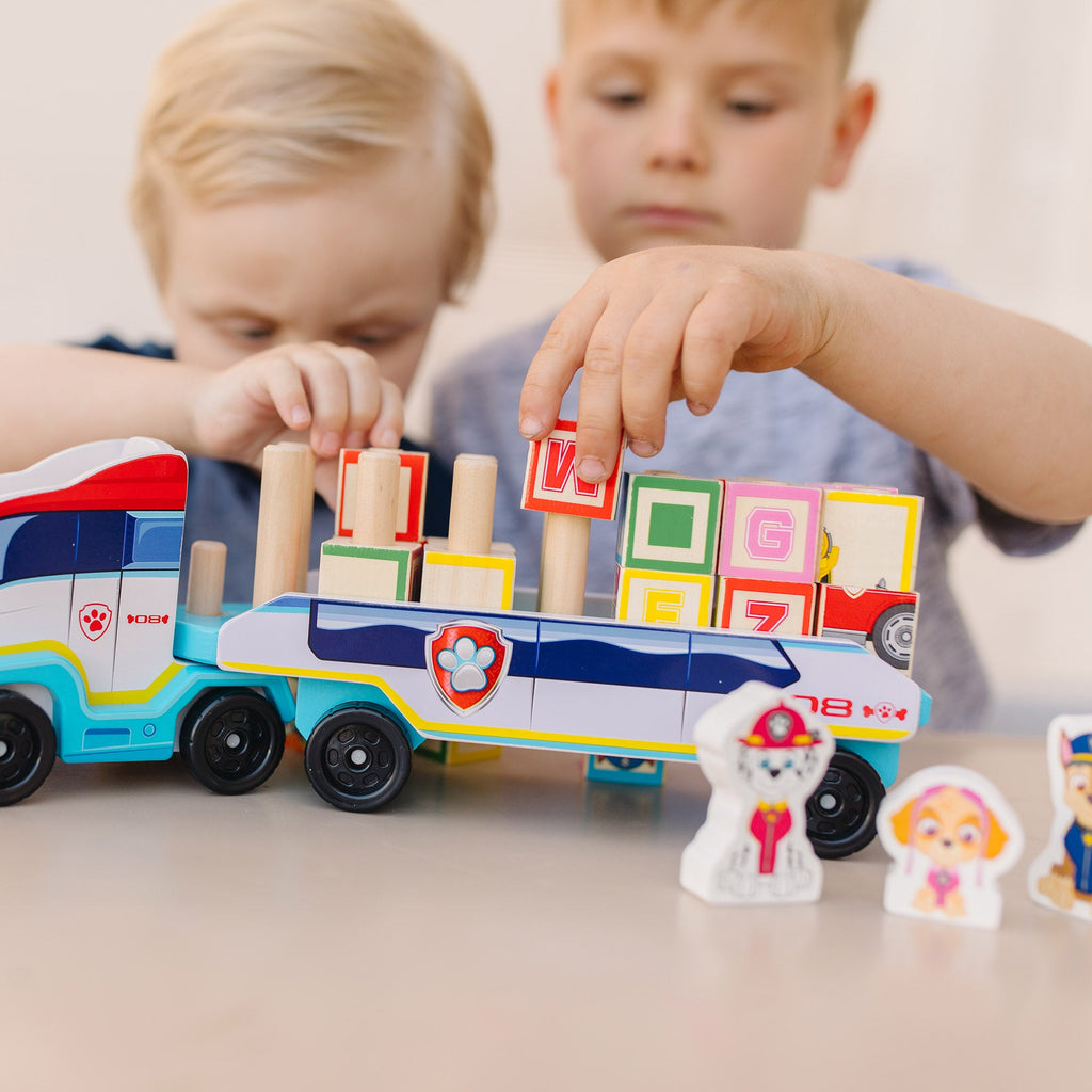 Educational PAW Patrol Wooden ABC Block Truck