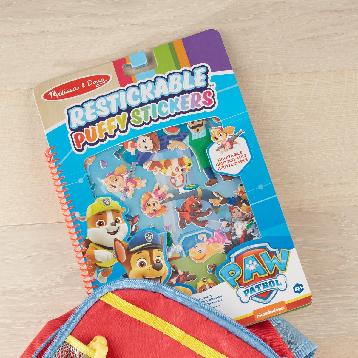 Educational PAW Patrol Restickable Puffy Stickers - Adventure Bay