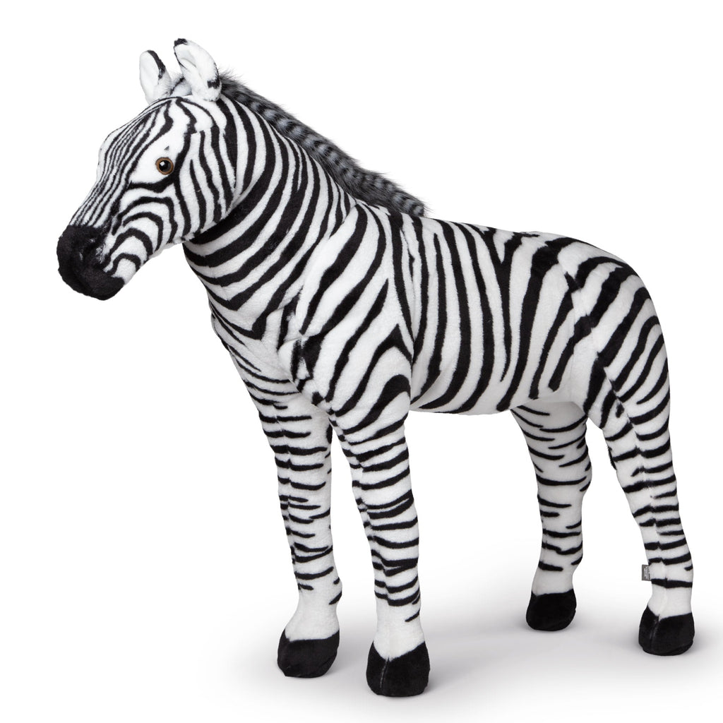 Educational Zebra Lifelike Plush Stuffed Animal