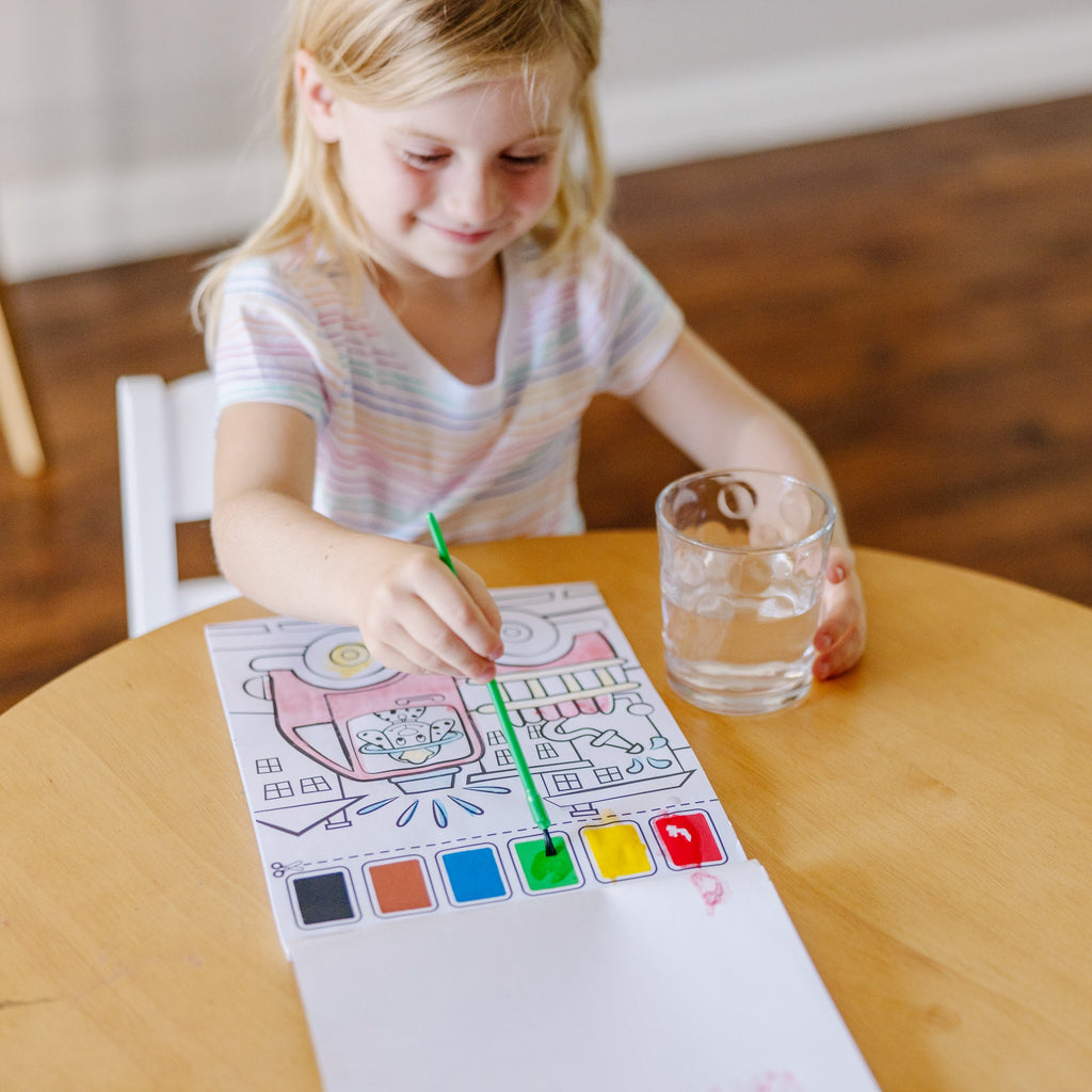 Educational Paint With Water - Vehicles