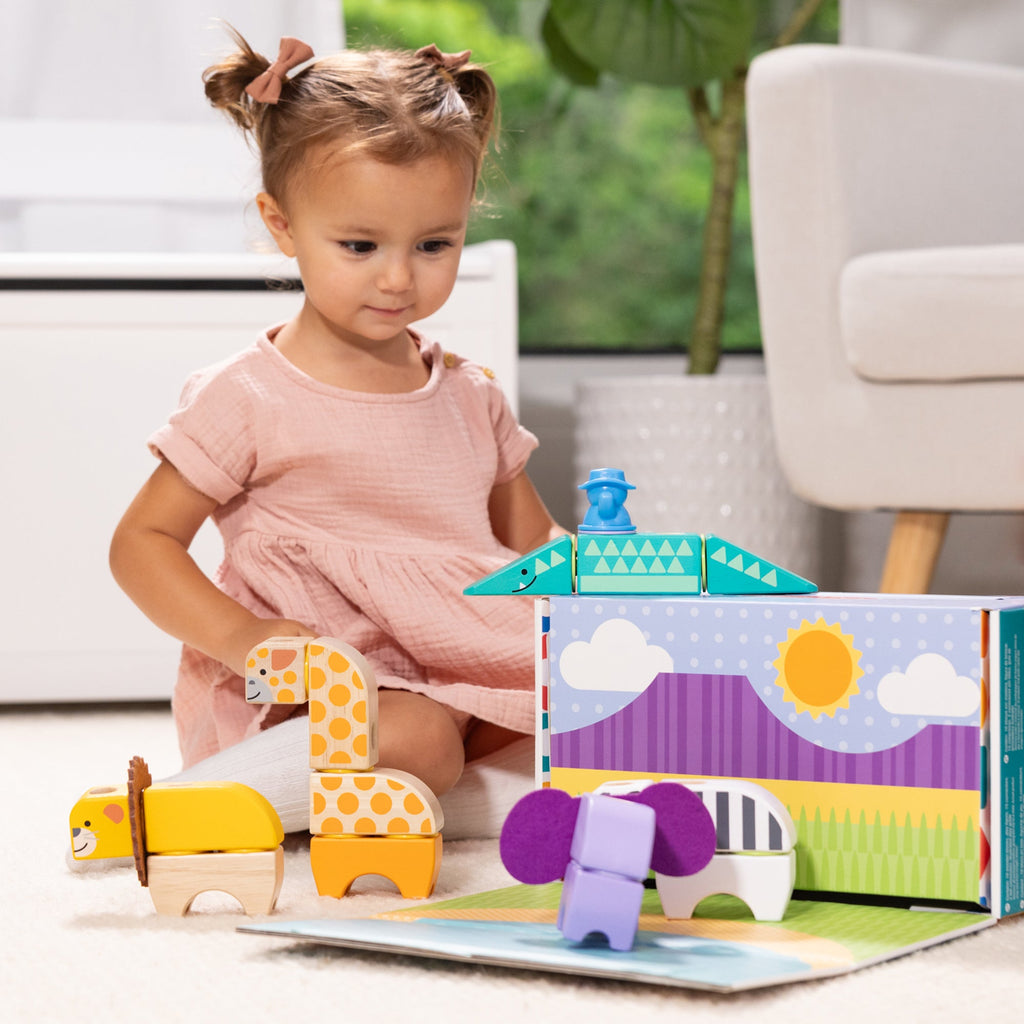 Educational Blockables Safari Play Set