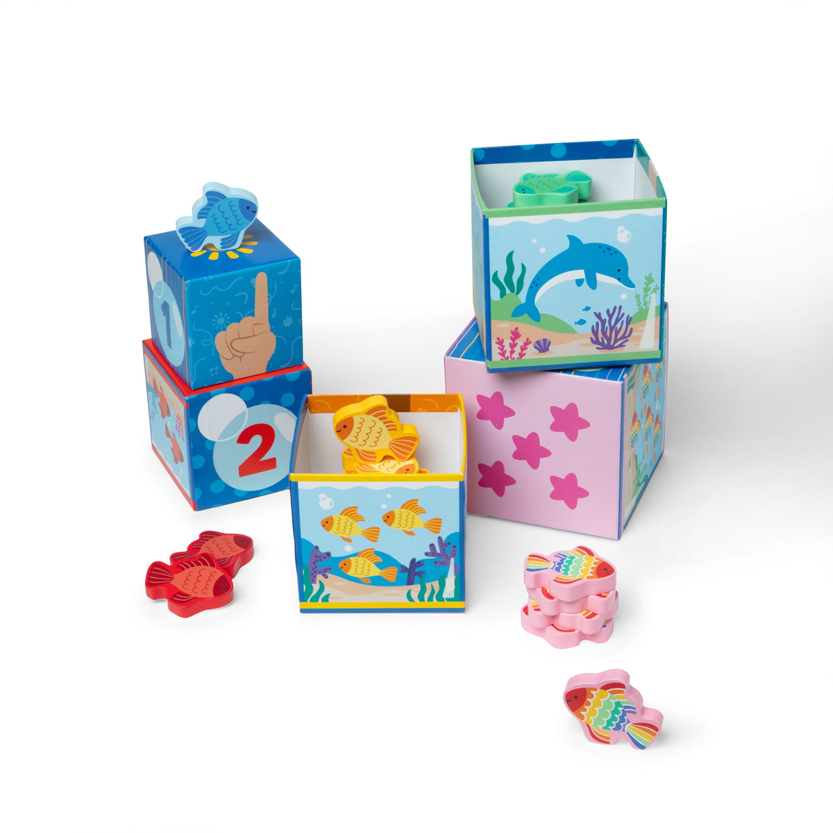 Educational Ms. Rachel Sort & Count Nesting Blocks