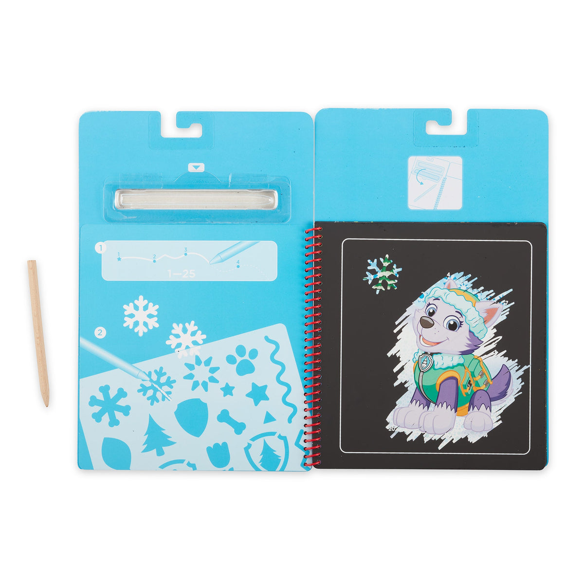 Educational PAW Patrol Scratch Art Pad - Skye