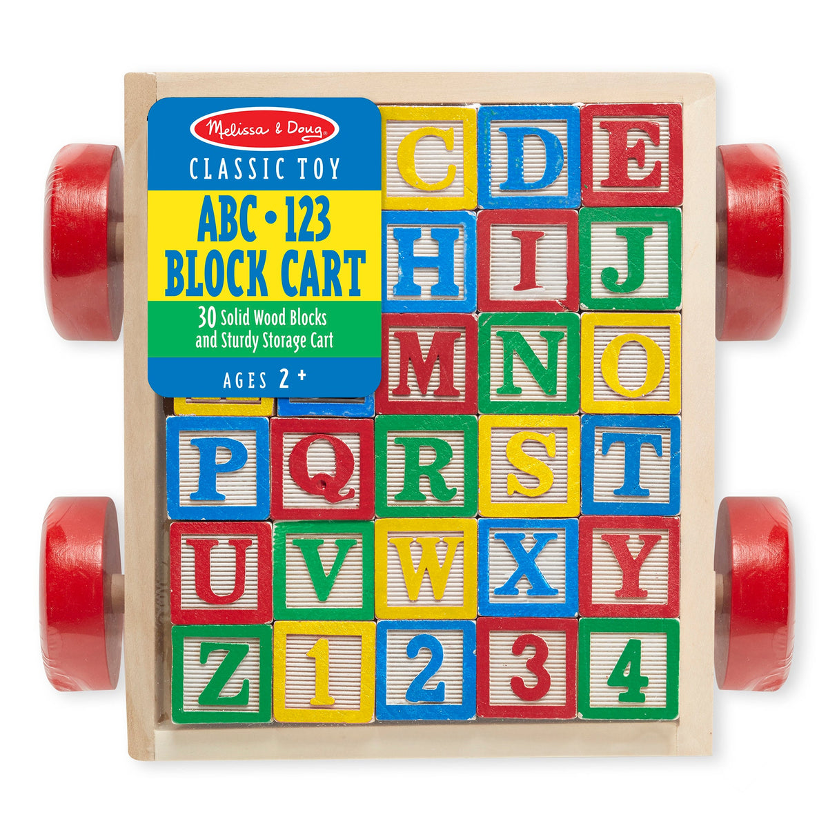 Educational Classic ABC Block Cart