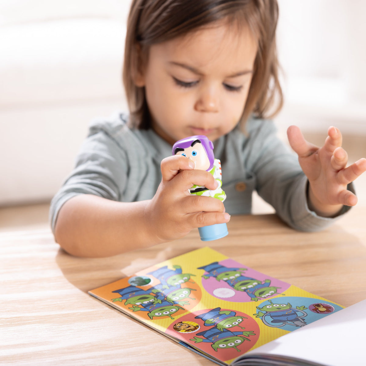 Educational Sticker WOW Disney Toy Story Buzz Lightyear Bundle Activity Pad & Sticker Stamper Mini Activity Pad and 200 Refill Stickers