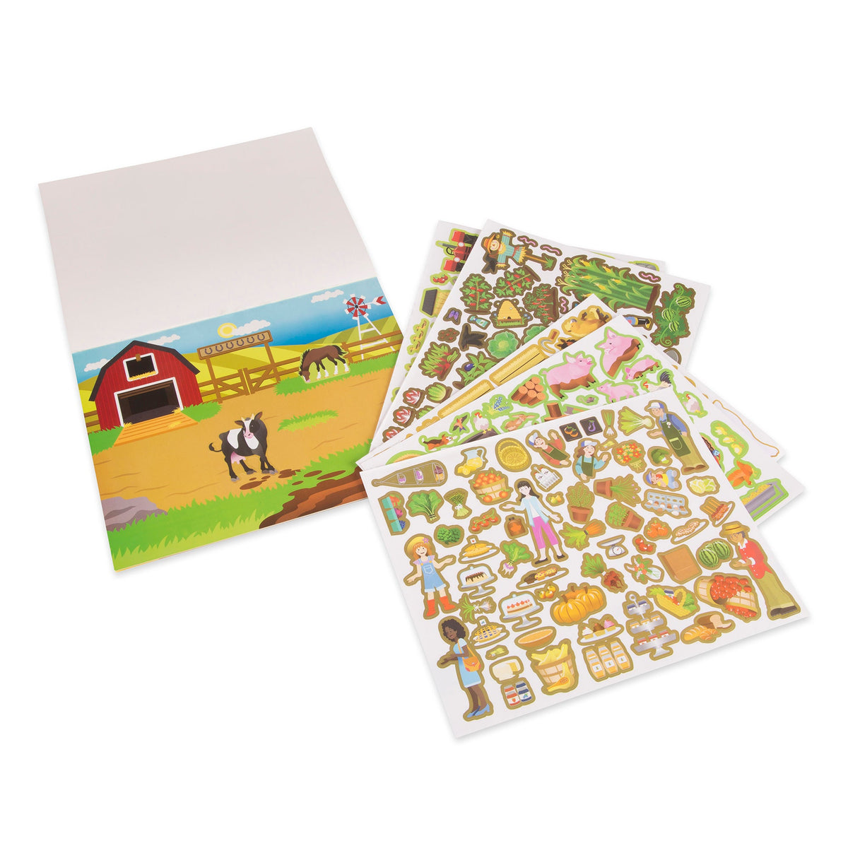Educational Reusable Sticker Pad - Farm