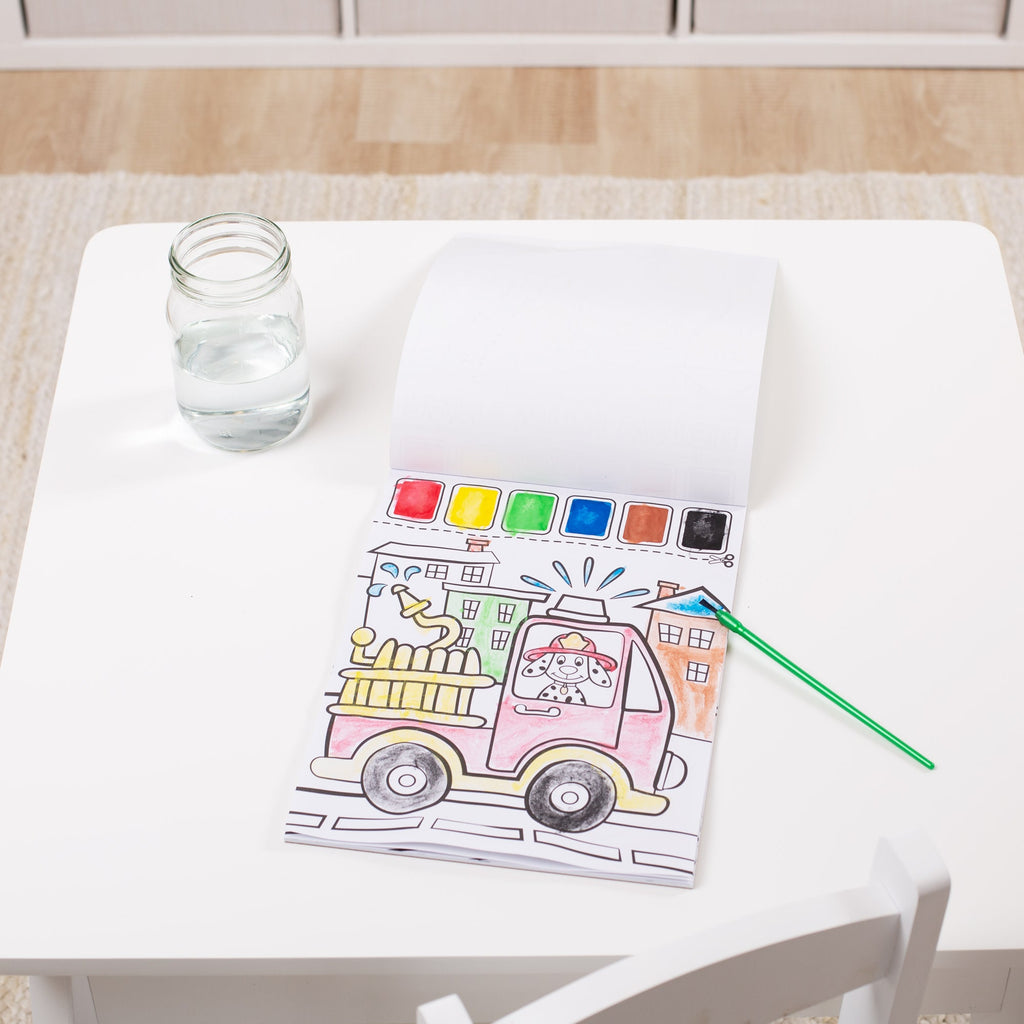 Educational Paint With Water - Vehicles