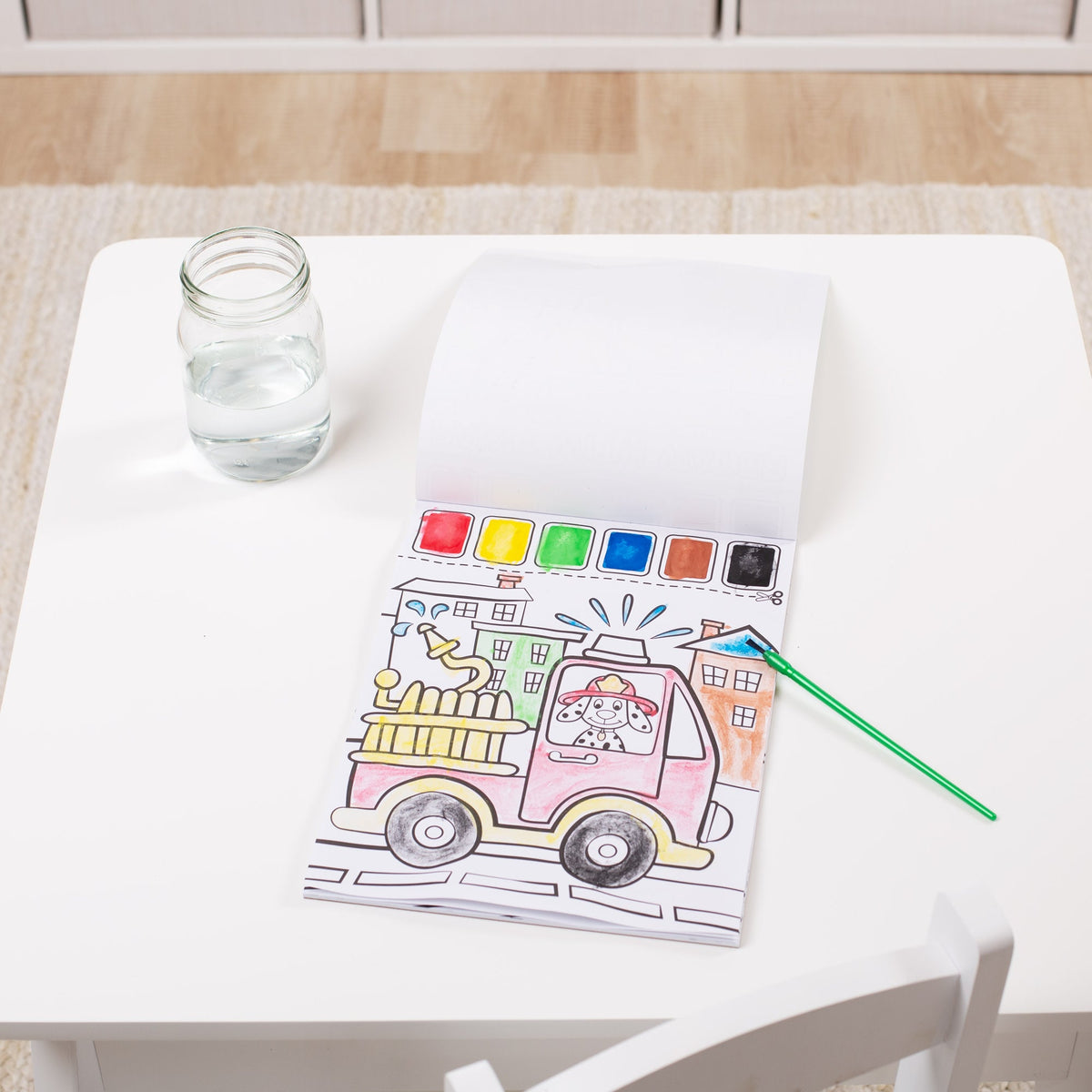 Educational Paint With Water - Vehicles