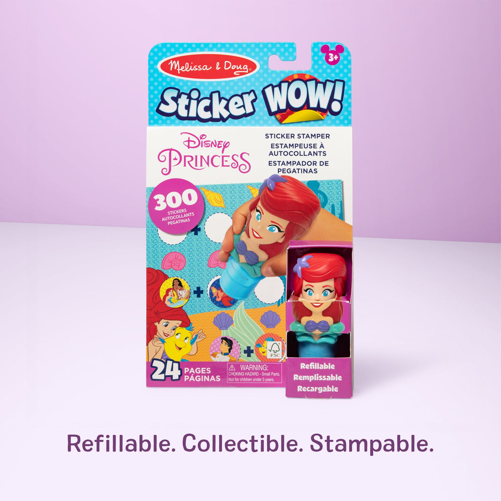 Educational Sticker WOW Activity Pad & Sticker Stamper - Ariel