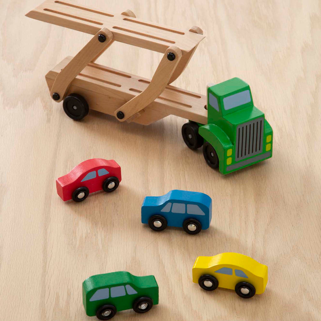 Educational Wooden Car Carrier