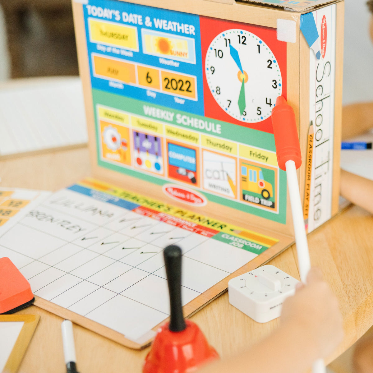 Educational School Time Classroom Play Set
