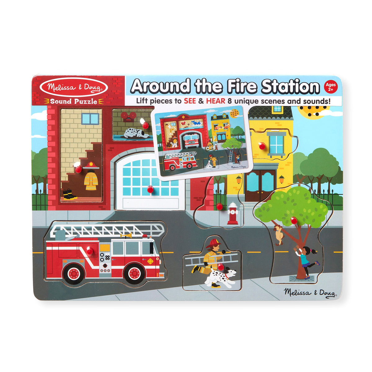 Educational Around the Fire Station Sound Puzzle - 8 Pieces