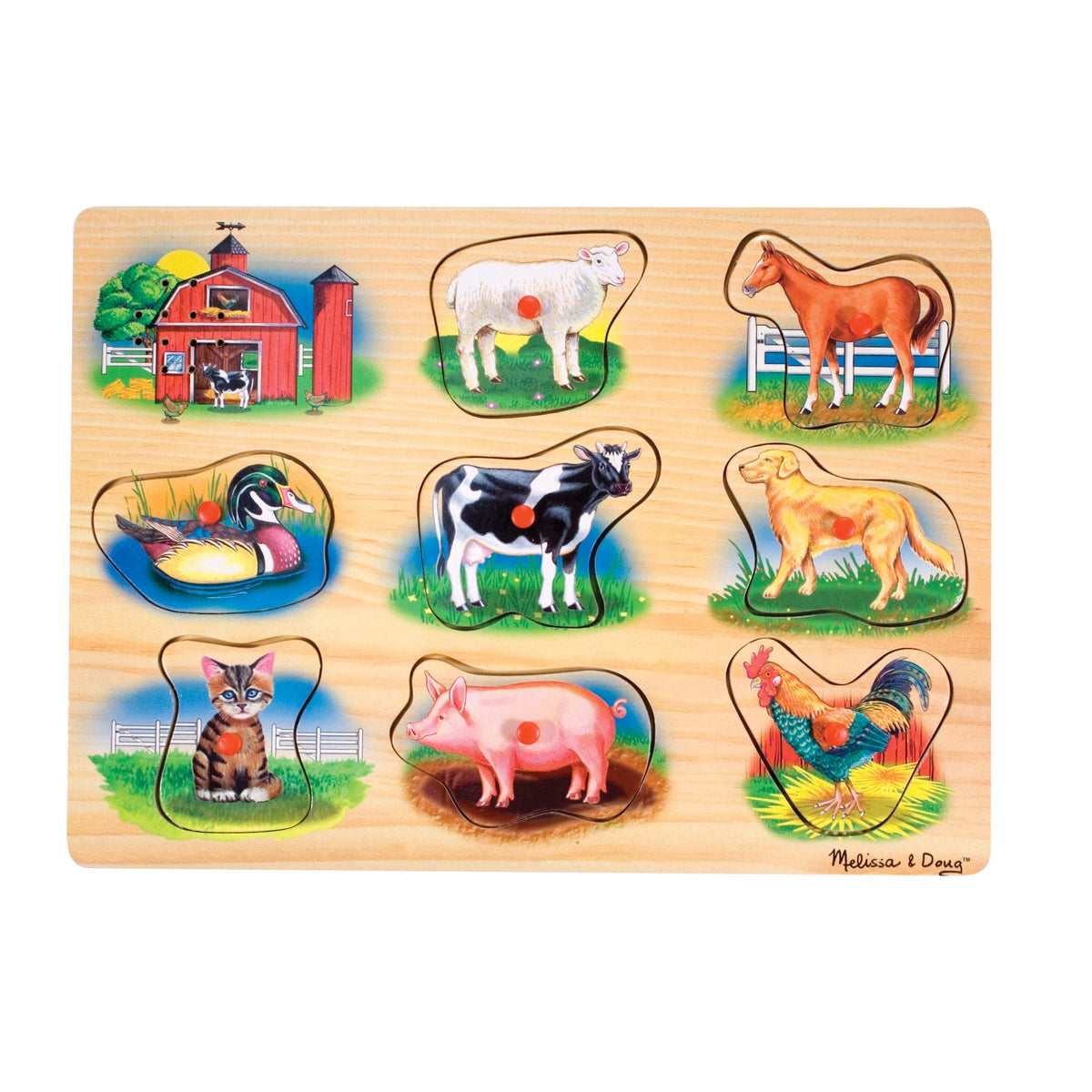 Educational Farm Sound Puzzle - 8 Pieces