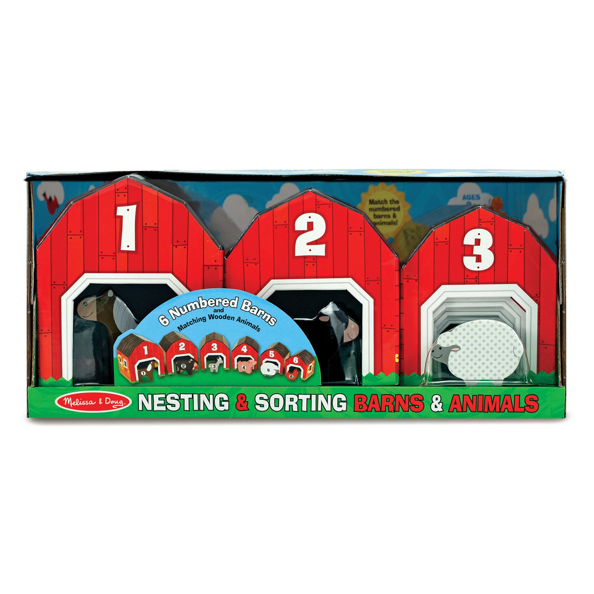 Educational Nesting & Sorting Barns & Animals