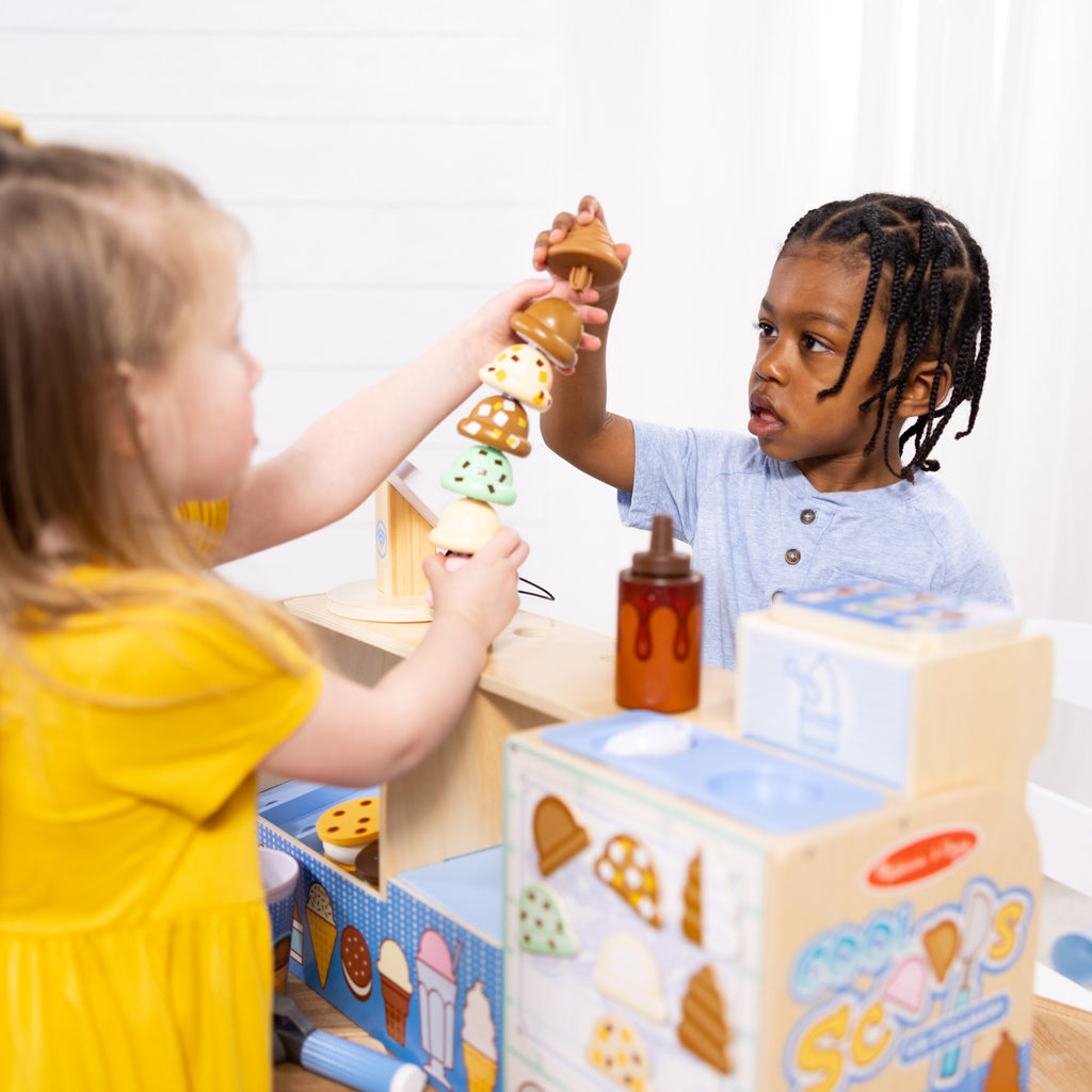 Educational Wooden Cool Scoops Ice Creamery