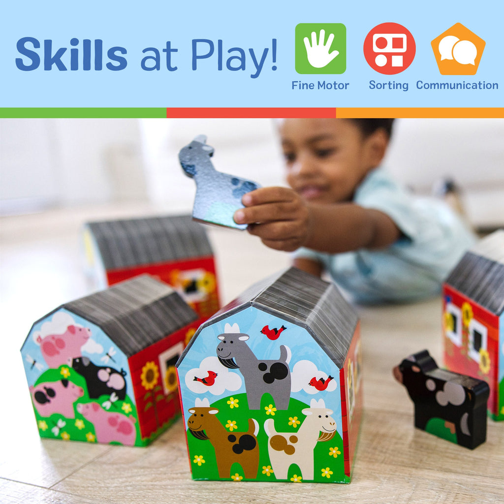 Educational Nesting & Sorting Barns & Animals