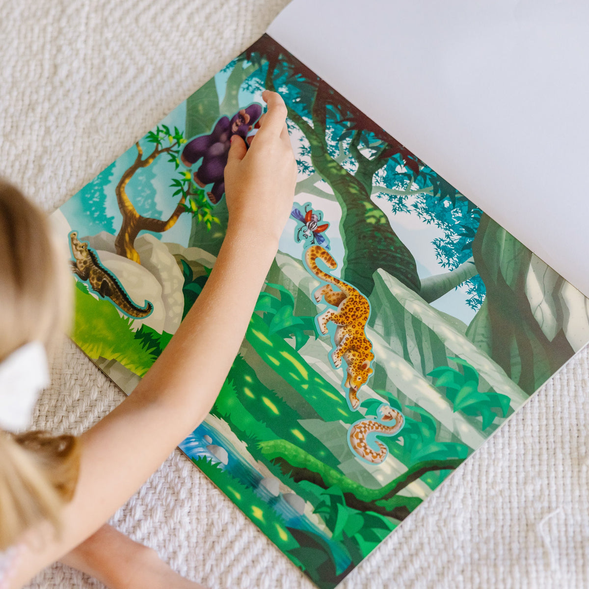 Educational Reusable Sticker Pad - Jungle and Savanna