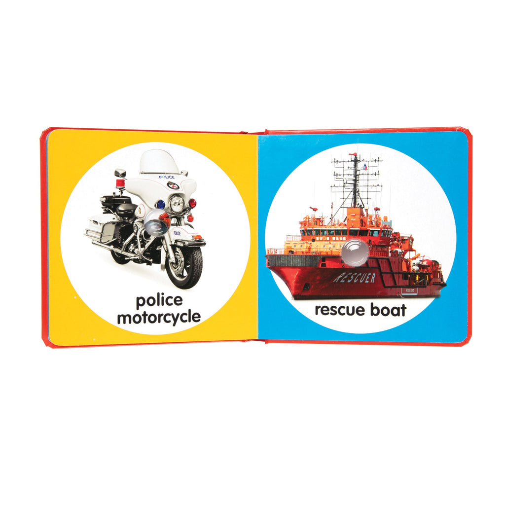 Educational Poke-a-Dot Emergency Vehicles Board Book