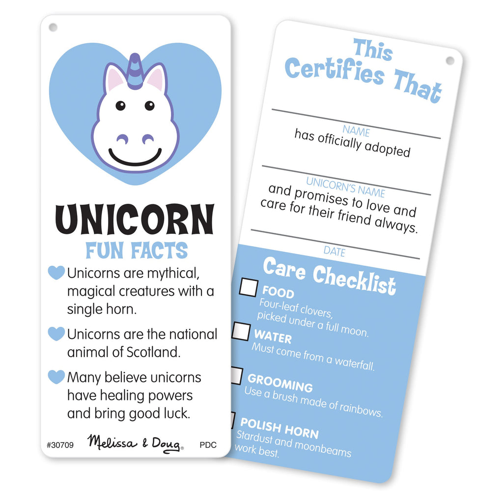 Educational Cuddle Unicorn Jumbo Plush Stuffed Animal