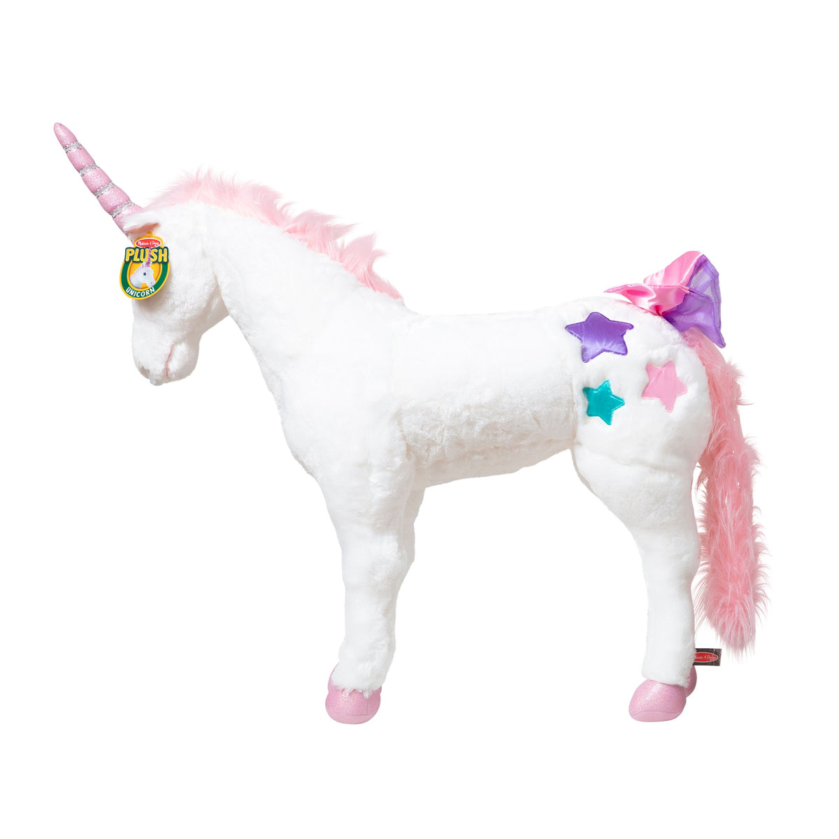 Educational Unicorn Lifelike Plush Stuffed Animal