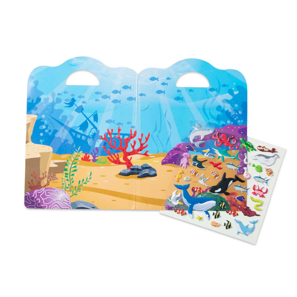 Educational Puffy Sticker Play Set - Ocean