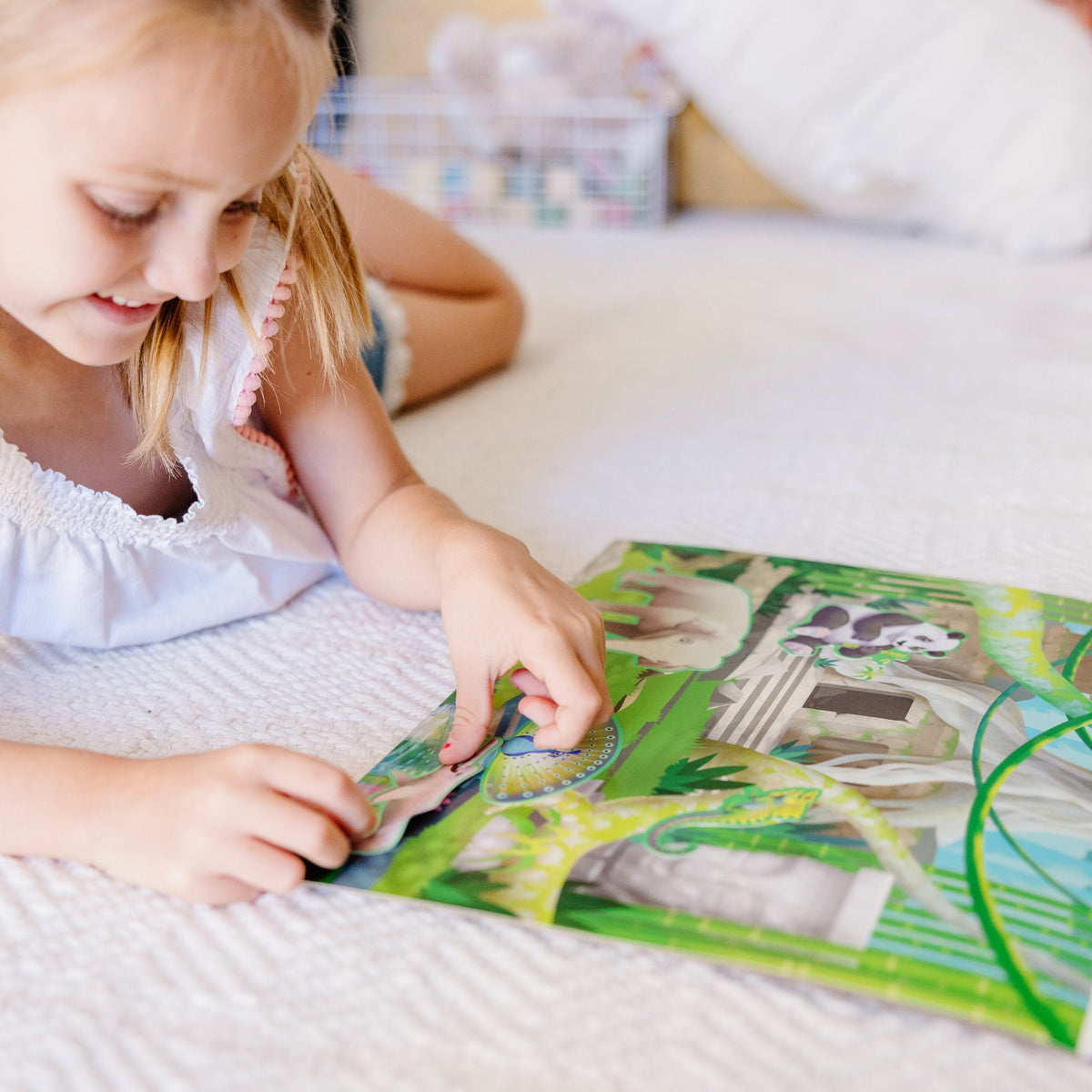 Educational Reusable Sticker Pad - Jungle and Savanna