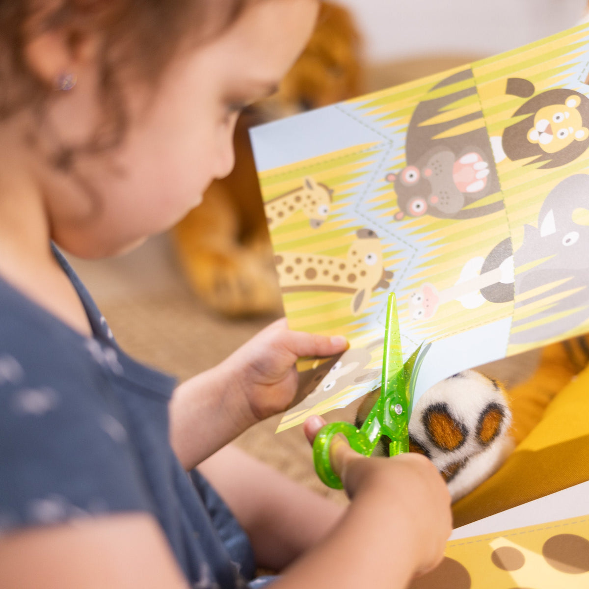 Educational Safari Scissor Skills Activity Pad
