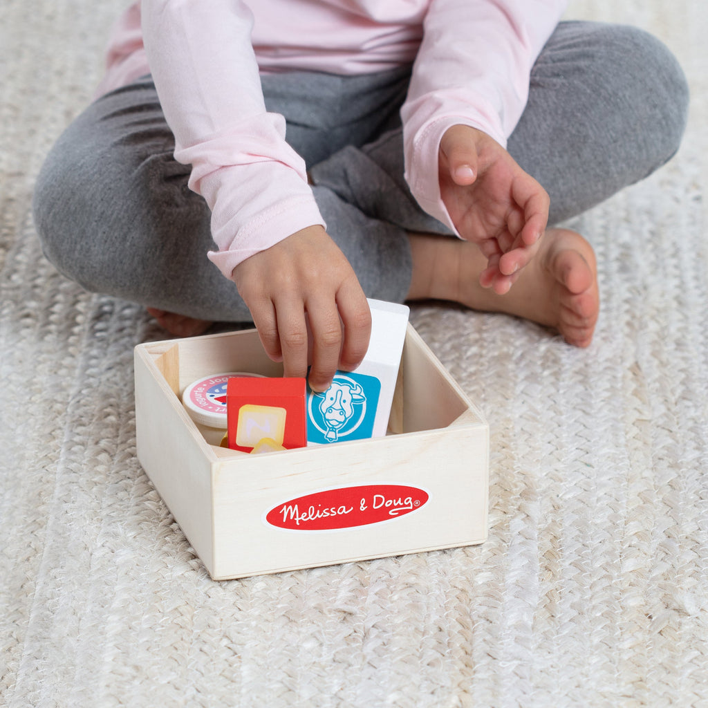 Educational Wooden Food Groups Play Set Dairy