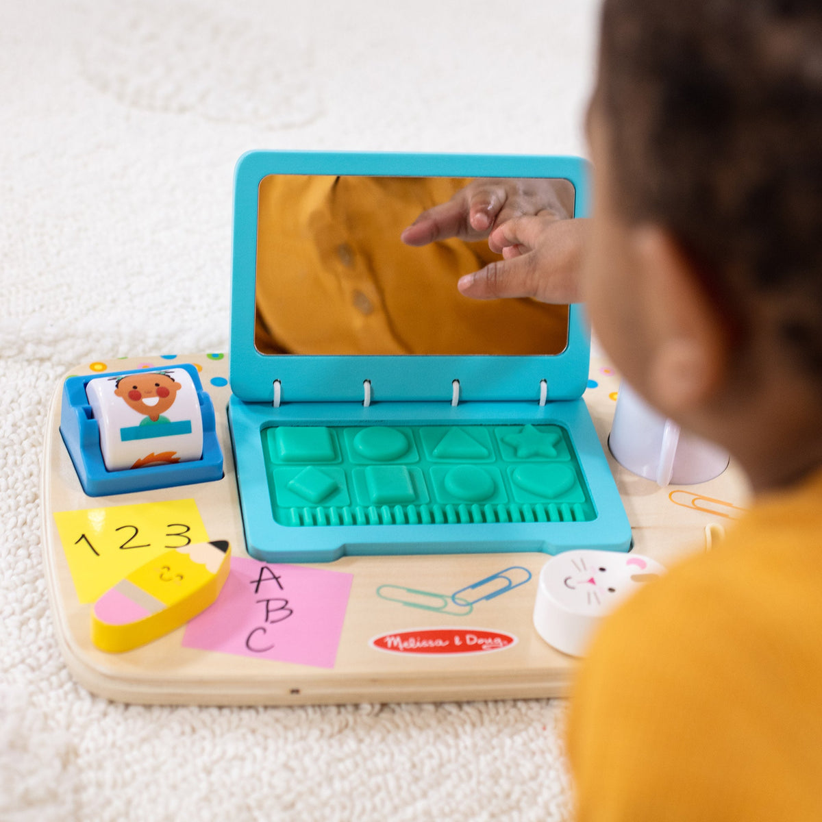 Educational Wooden Work & Play Desktop Activity Board