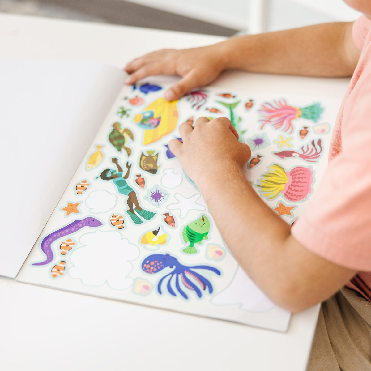 Educational Reusable Sticker Pad - Under the Sea