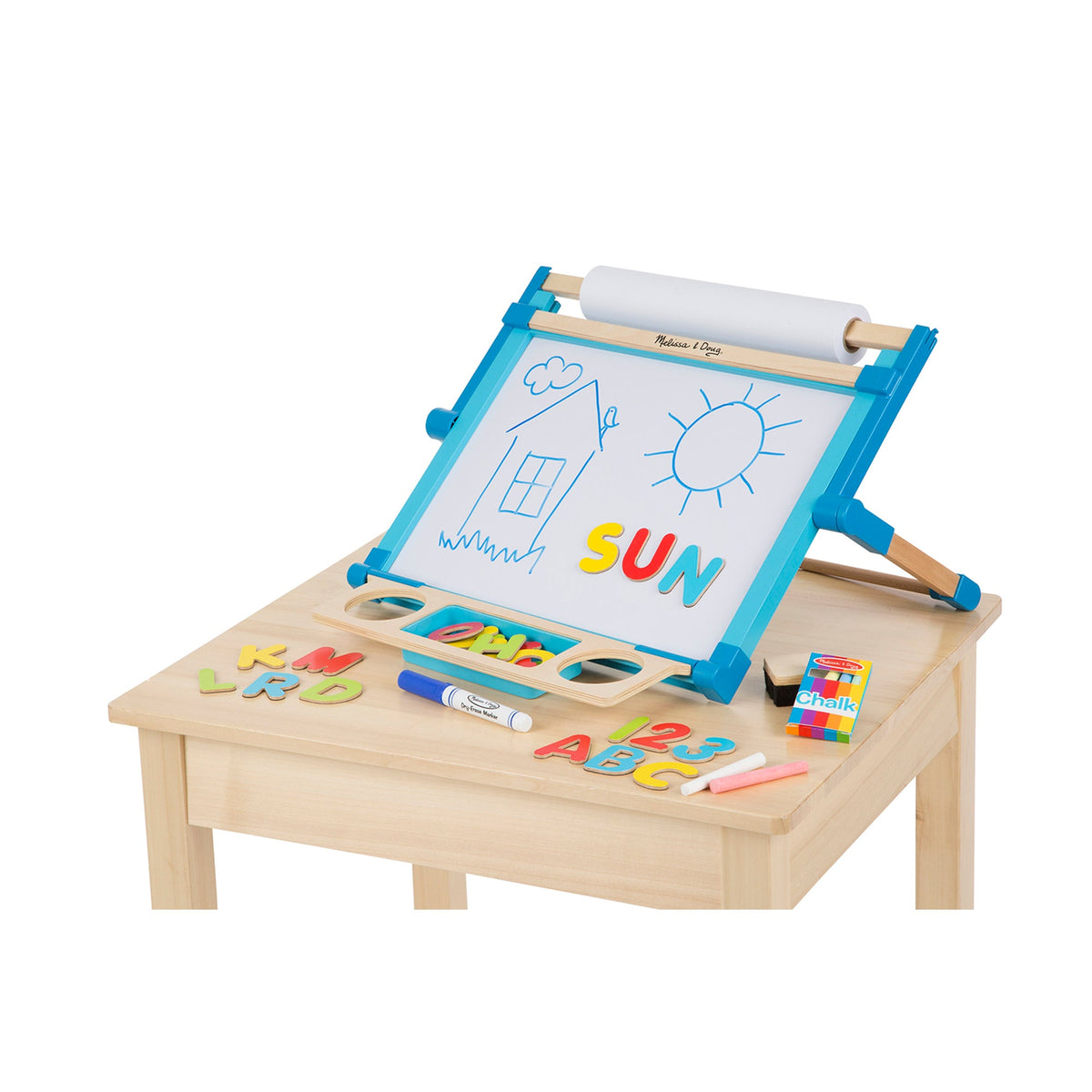 Educational Double-Sided Magnetic Tabletop Easel