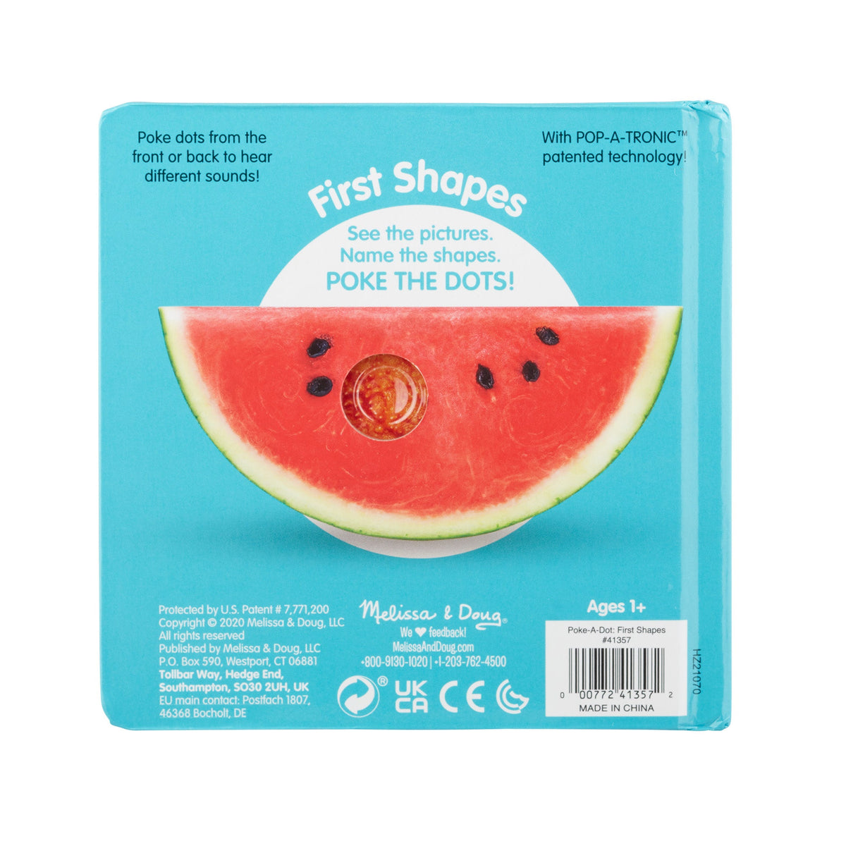 Educational Poke-a-Dot First Shapes Board Book