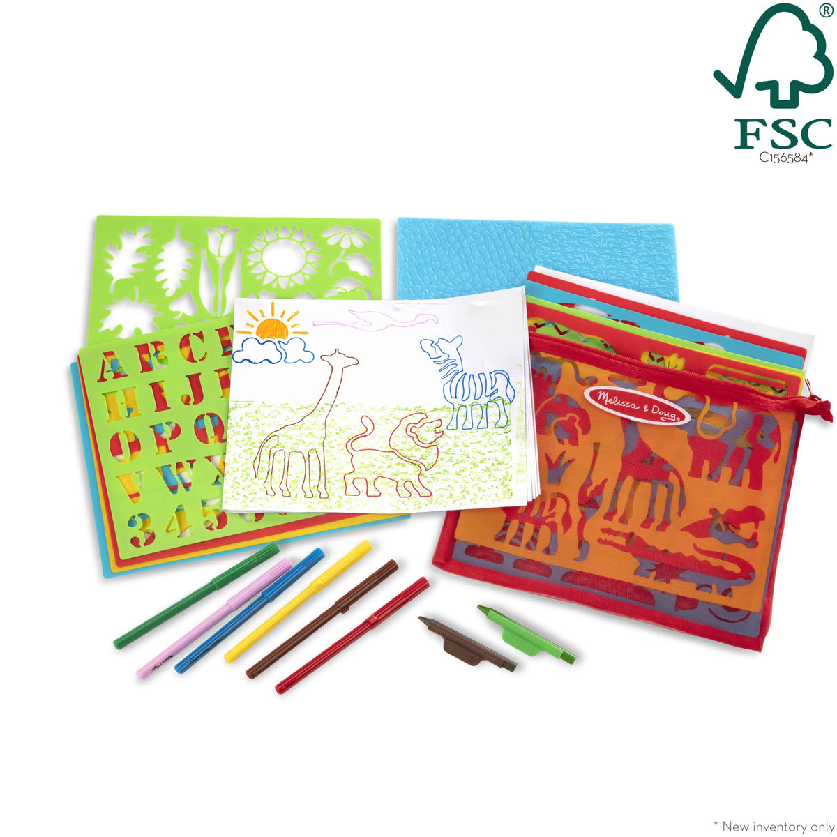Educational Created by Me Stencil Art Activity Kit