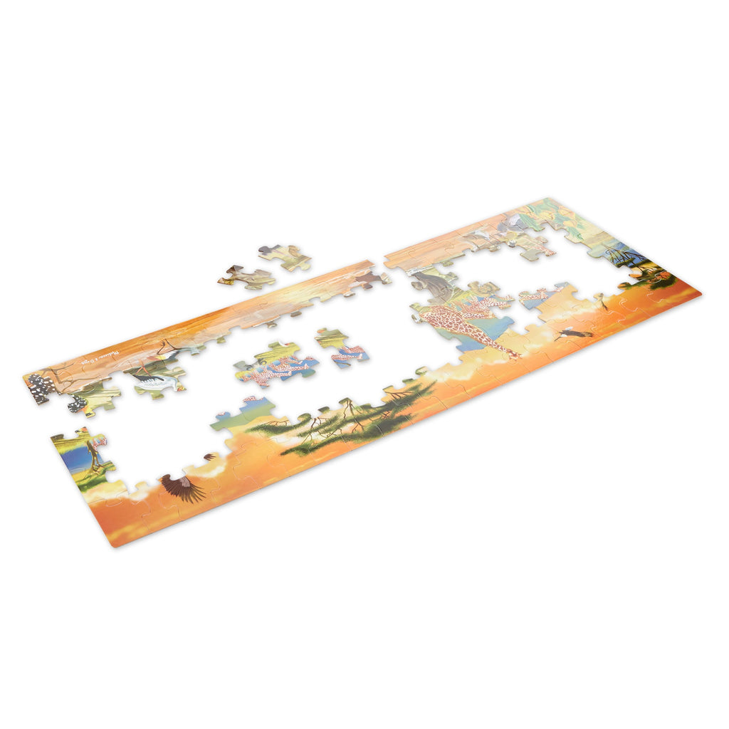 Educational Safari Floor Puzzle - 100 Pieces